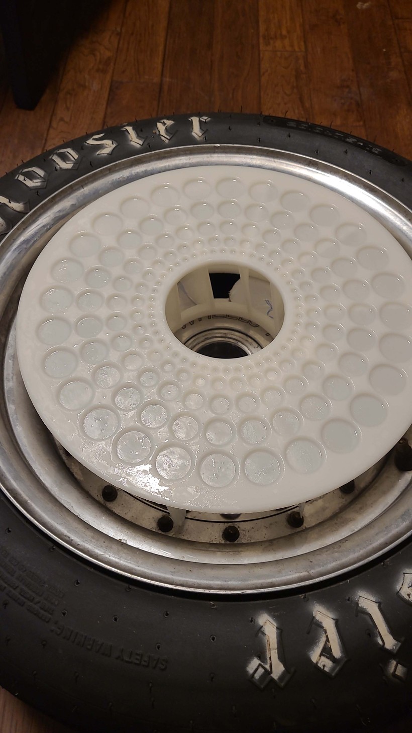 Final physical part installed on the car in two prints in under 72 hrs Alt Text